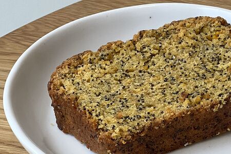 Кекс Веган лимонный с маком