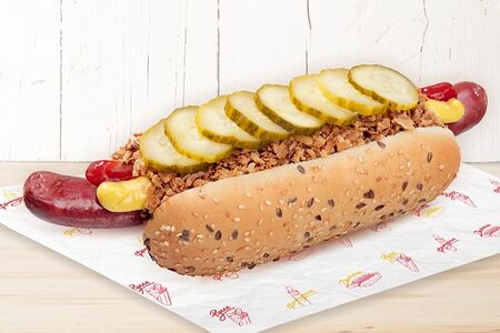 Датский хот-дог с сосиской Чикен-гриль