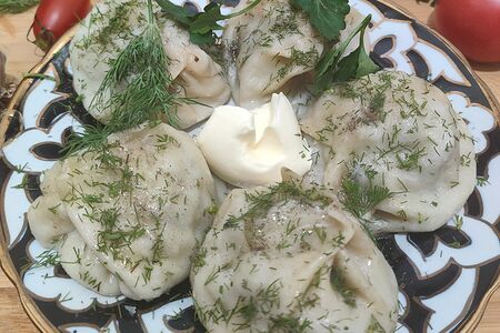 Манты с говядиной