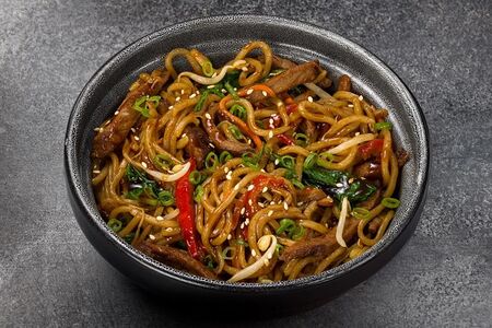 Лапша с говядиной