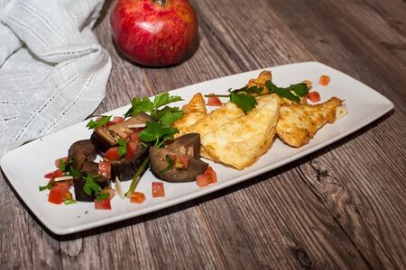 Жареный сыр сулугуни