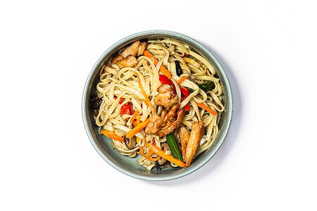 Стеклянная лапша с курицей