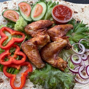 Шашлык из куриных крылышек