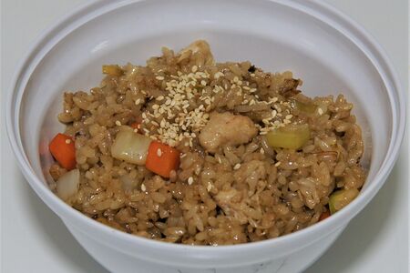 Тяхан с куриной грудкой