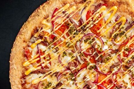 Пиццбург 30 см (толстое с сыром)