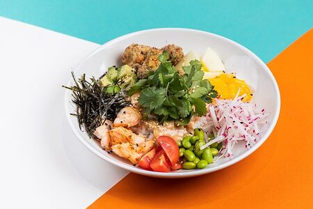 Поке с креветками