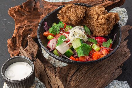 Домашний овощной с хрустящий чиабаттой