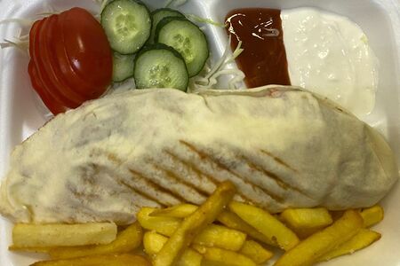 Ланч с шаурмой