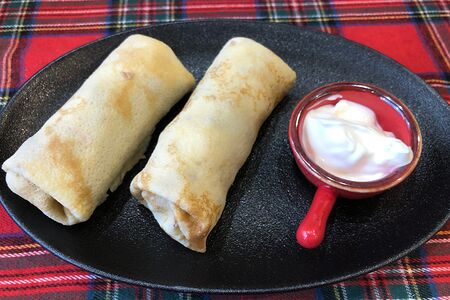 Блины с мясом