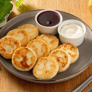 Большая порция сырников