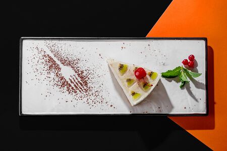 Сливочный чизкейк с киви