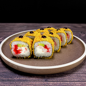 Теплый ролл эби темпура