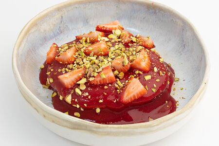 Панкейки с малиновым кули