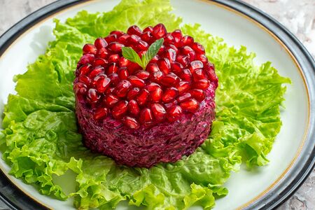 Салат Гранатовый с курицей