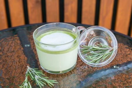 Грин Матча Латте на кокосовом молоке