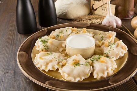 Вареники с куриной печенью