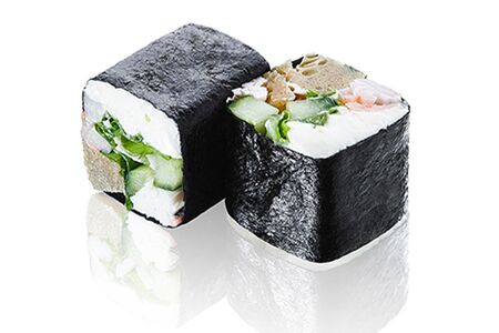 Безрисовый с креветкой и крабом