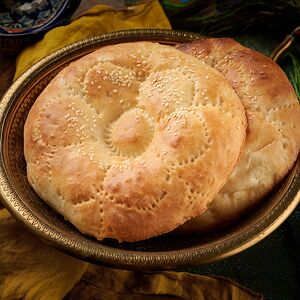 Узбекская тандырная лепешка