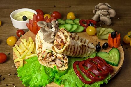 Шаурма Вид №5 маленькая