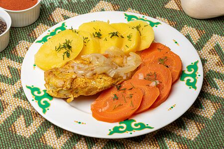 Тавык с картофелем