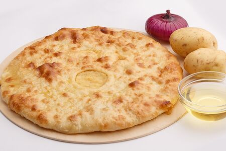 Пирог с картофелем и луком