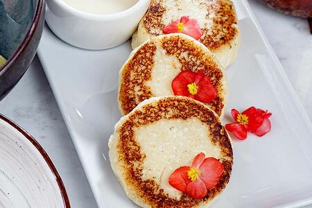 Рикоттники со сметаной