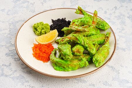 Королевские креветки васаби