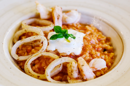 Ризотто с морепродуктами