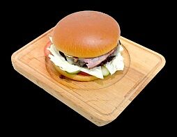 Бургер с говяжей котлетой