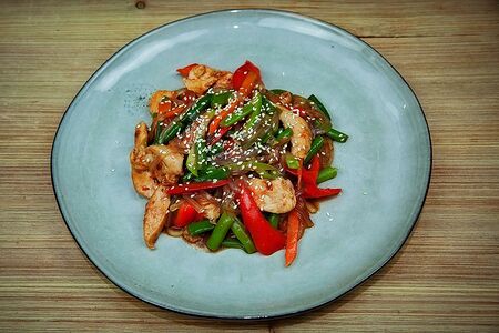 Харусаме с курицей