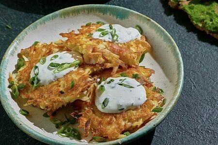 Драники картофельные с беконом