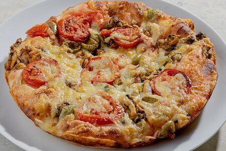 Пицца с мидиями