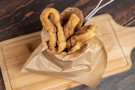 Кольца кальмара в панировке