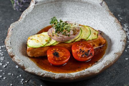 Стейк лосося