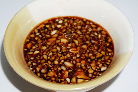 Соевый соус с чесноком