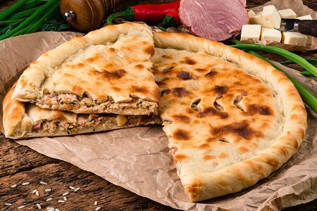 Пирог с куриным филе