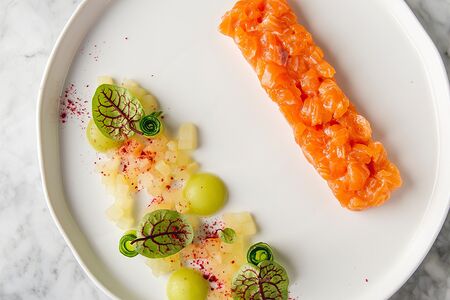 Тартар из лосося