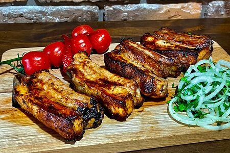 Шашлык из свиных ребёр