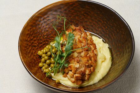 Котлета Пожарская с картофельным кремом