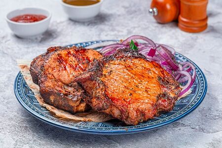 Шашлык из cвинoго карбонада