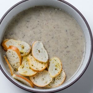 Суп-пюре из белых грибов