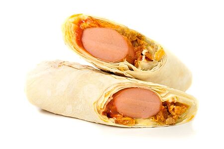 Хот-дог Датский в лаваше