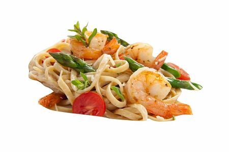 Паста с креветками