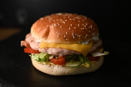 Бургер с курицей