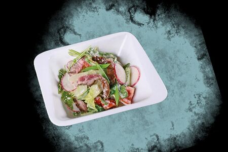 Салат из говяжьего языка