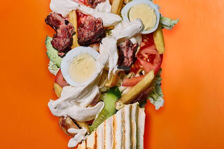 Шаурма Цезарь с говядиной