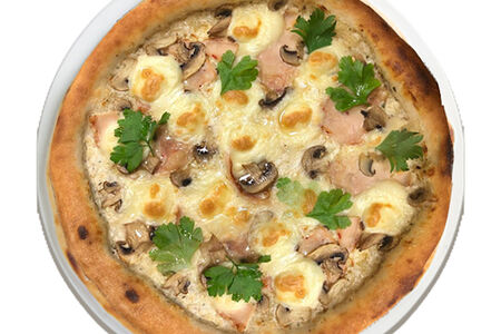 С куриным рулетом и сливочно-трюфельным соусом