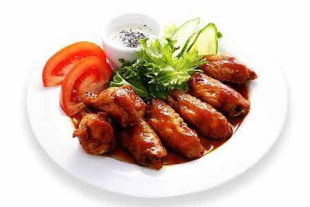 Огненные крылышки баффало острые