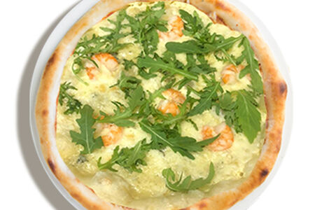 С королевскими креветками