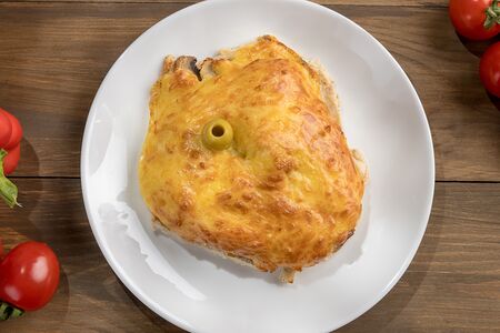 Куриная отбивная с грибами